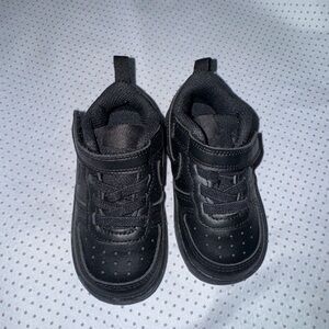 Black Kids Nike Airforce Shoes